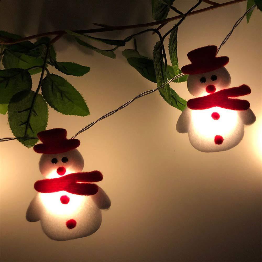 Snowman Christmas Tree LED Lights