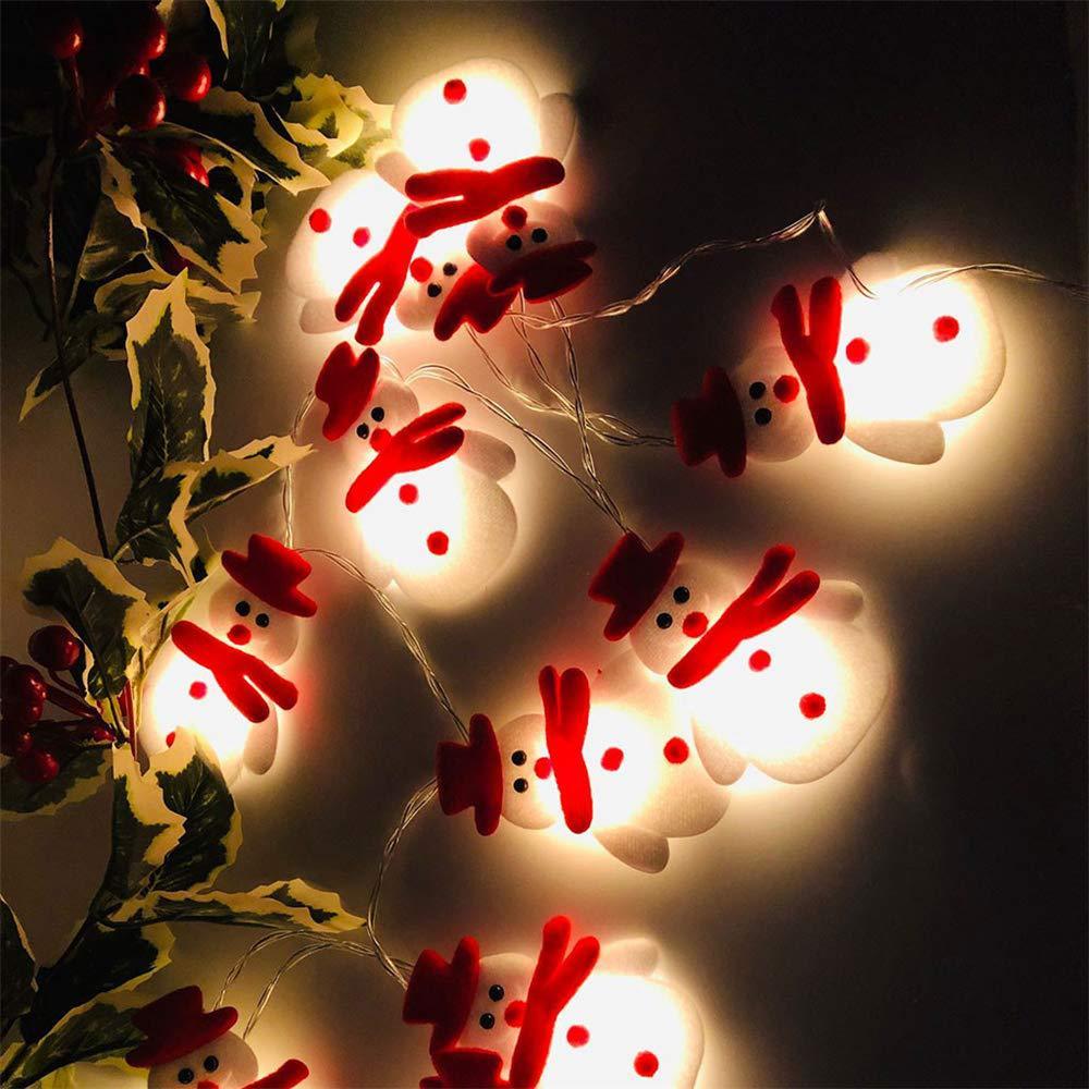 Snowman Christmas Tree LED Lights