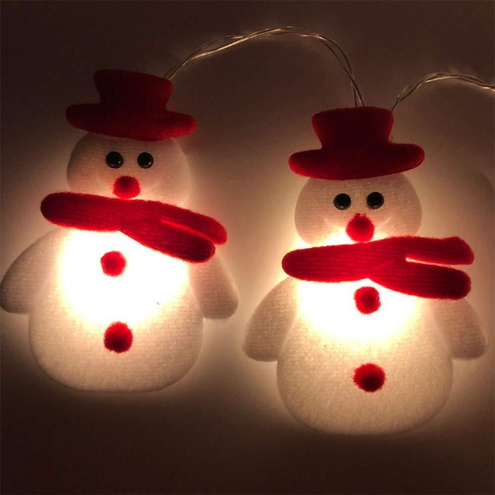 Snowman Christmas Tree LED Lights