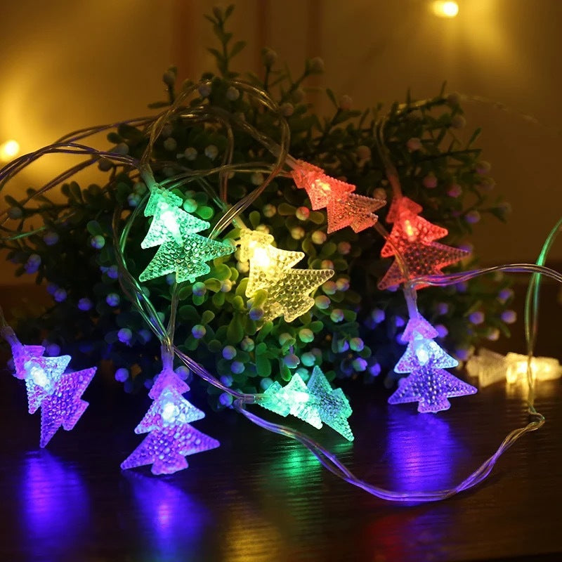 Led Christmas tree decorations  colored lights