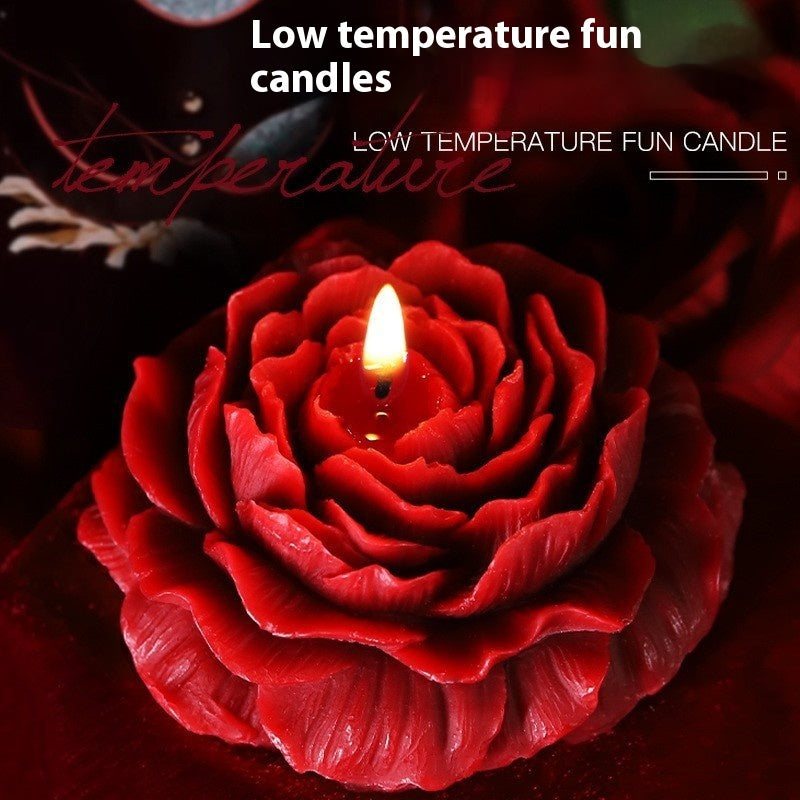 Low Temperature Candles Rose Flower Fragrance