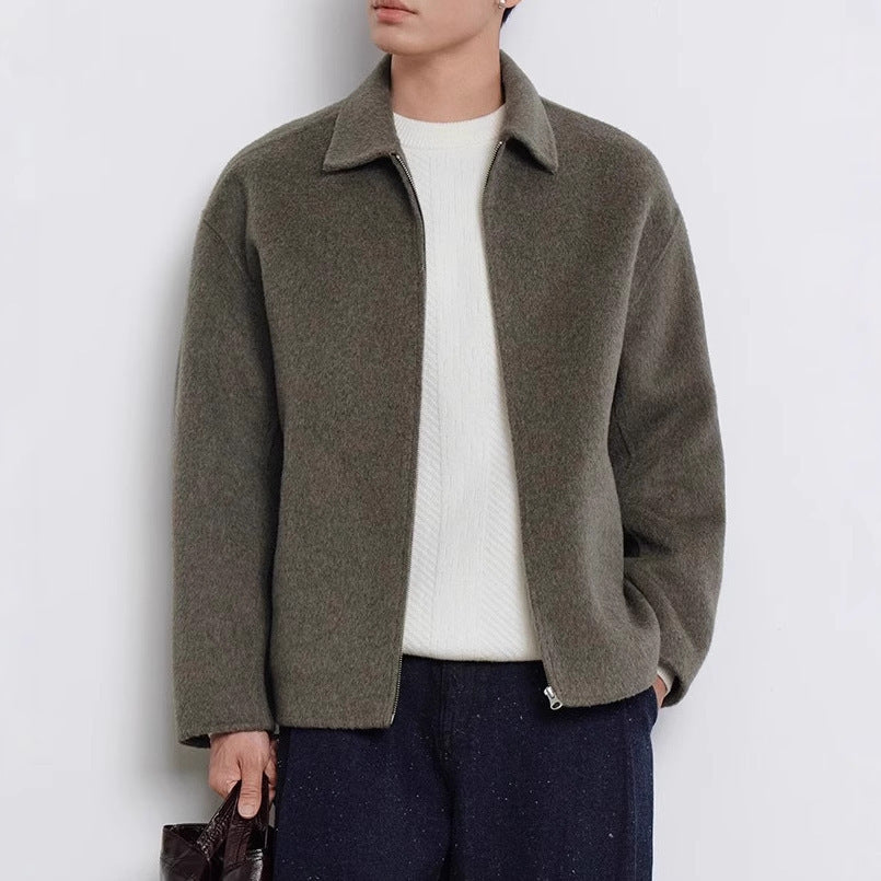 Double-sided Woolen Coat Men's  Autumn And Winter