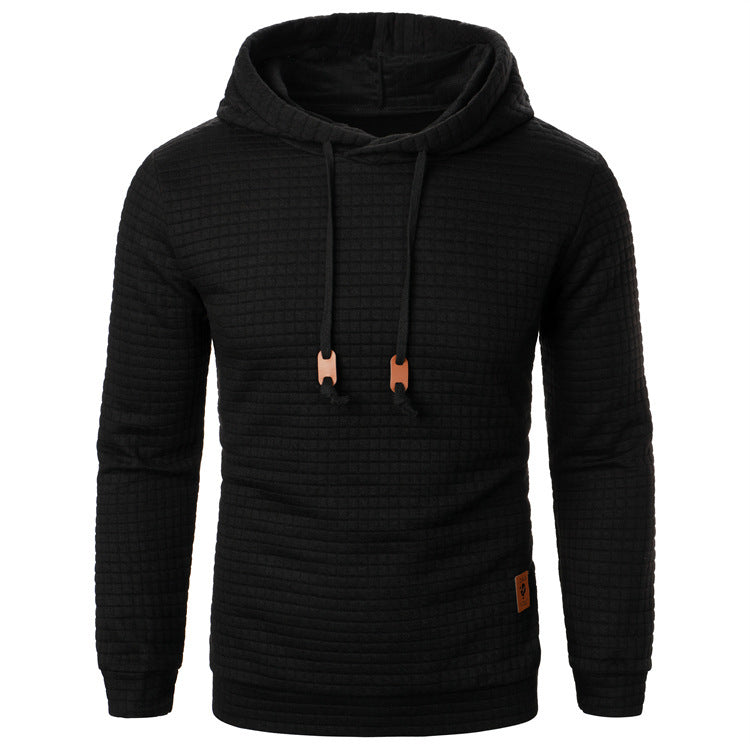 Men's Jacquard Hooded Sweater Long-sleeved Hoodie