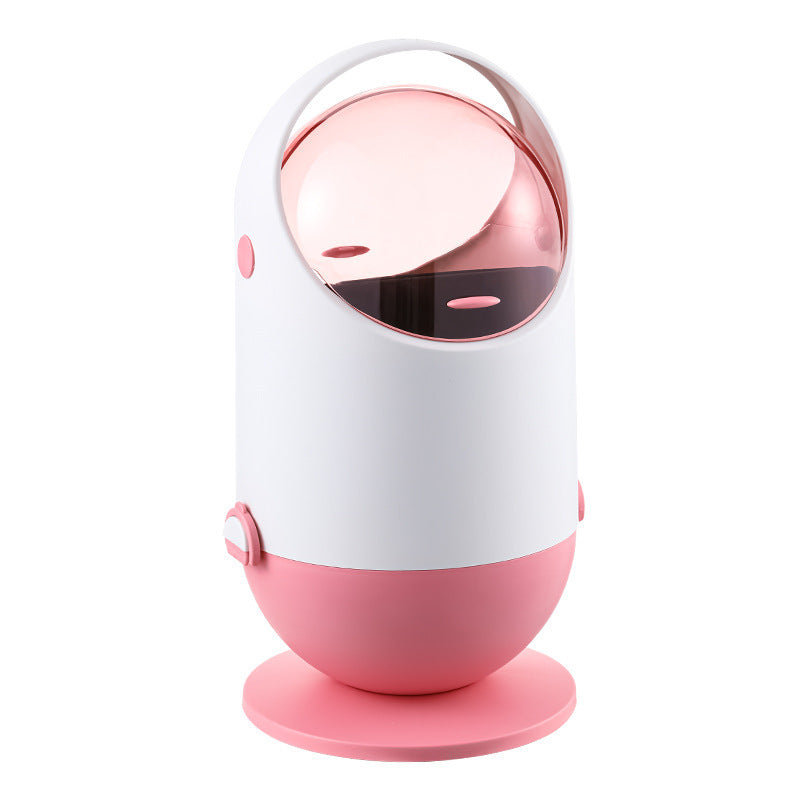 Creative Bathroom Kitchen With Covered Trash Can