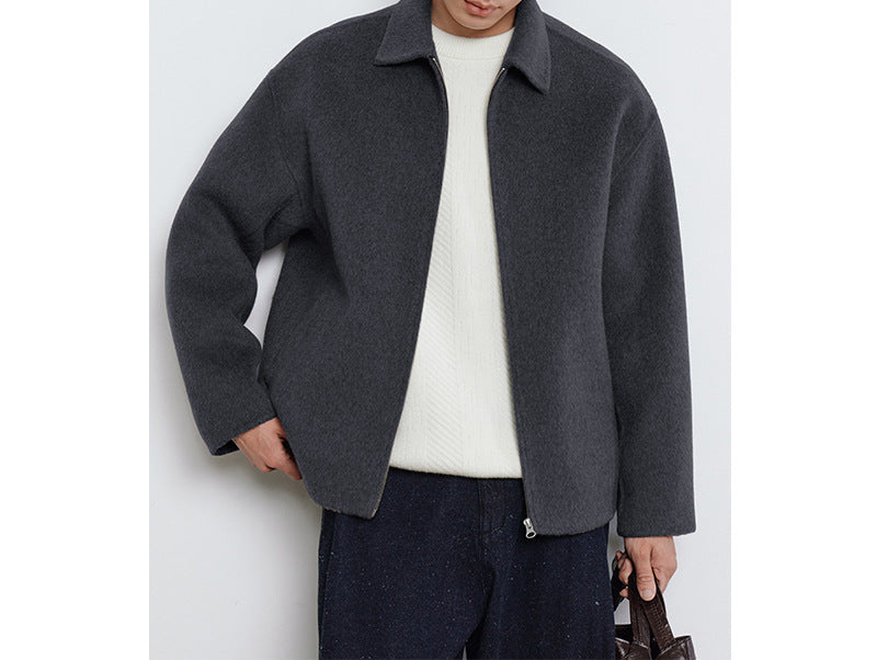 Double-sided Woolen Coat Men's  Autumn And Winter