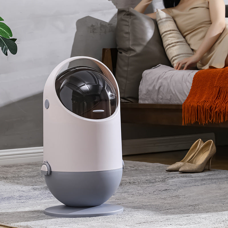 Creative Bathroom Kitchen With Covered Trash Can