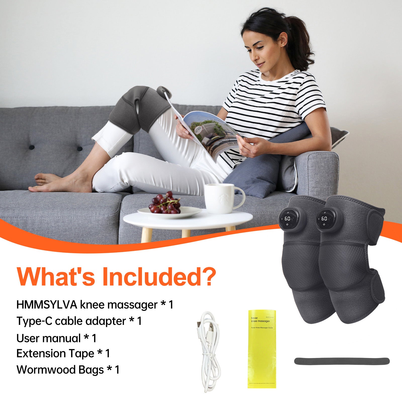 Rechargeable Knee Comfort Pad Smart Relief Portable Care