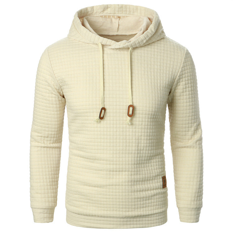 Men's Jacquard Hooded Sweater Long-sleeved Hoodie