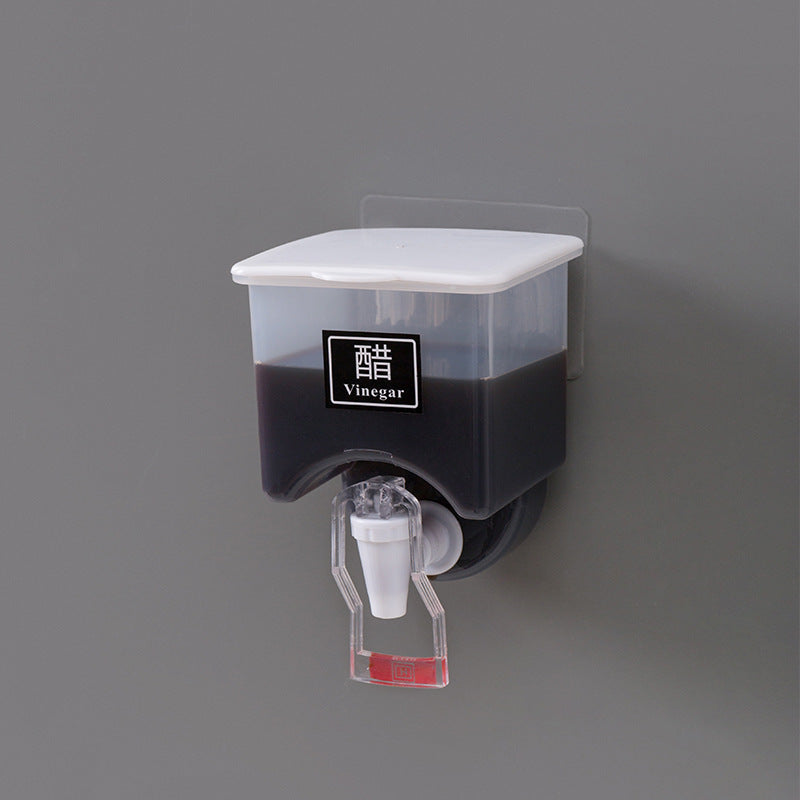 Kitchen Wall-mounted Transparent Liquid Seasoning Tank