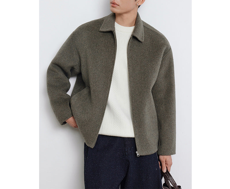Double-sided Woolen Coat Men's  Autumn And Winter
