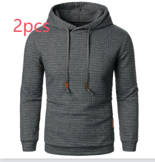 Men's Jacquard Hooded Sweater Long-sleeved Hoodie