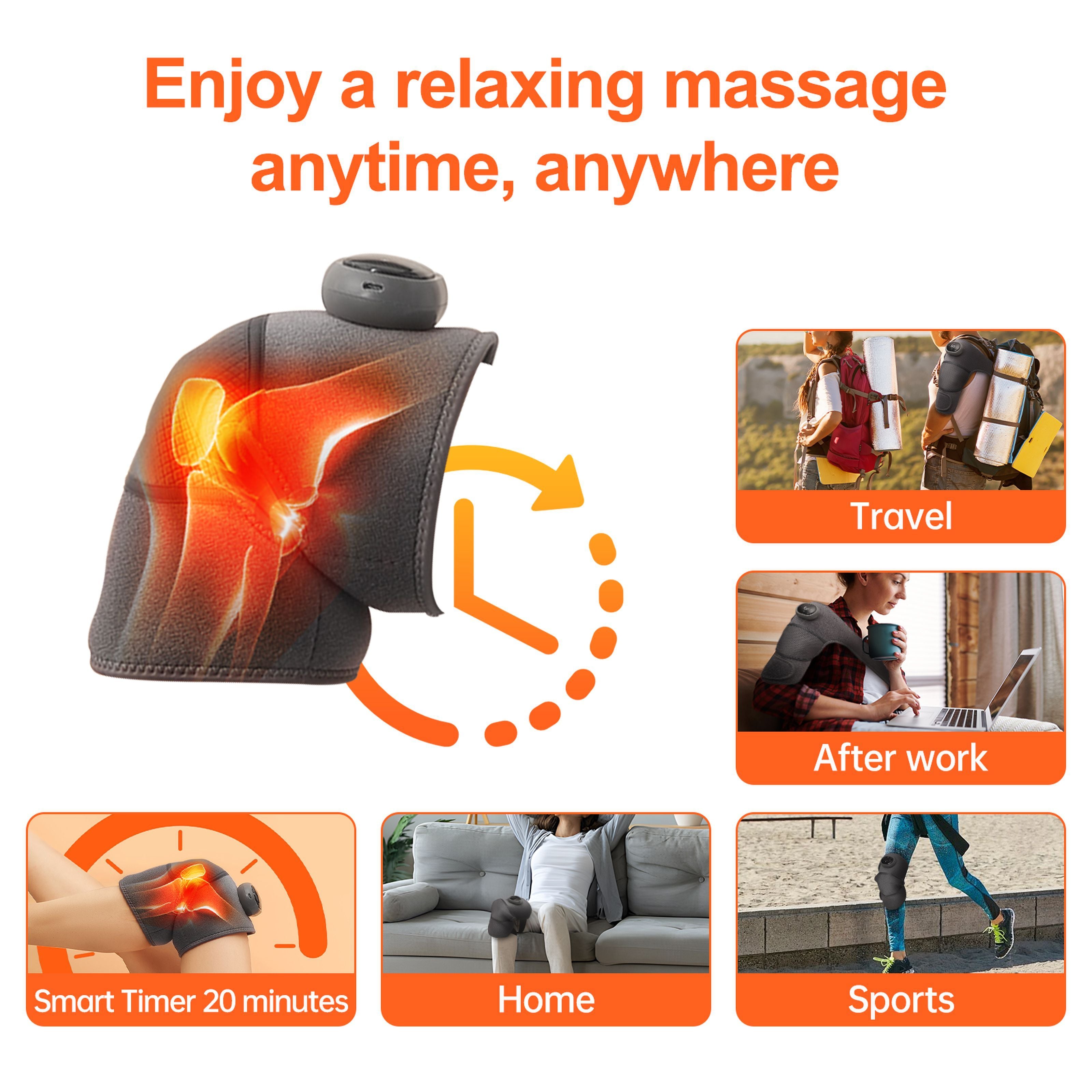 Rechargeable Knee Comfort Pad Smart Relief Portable Care