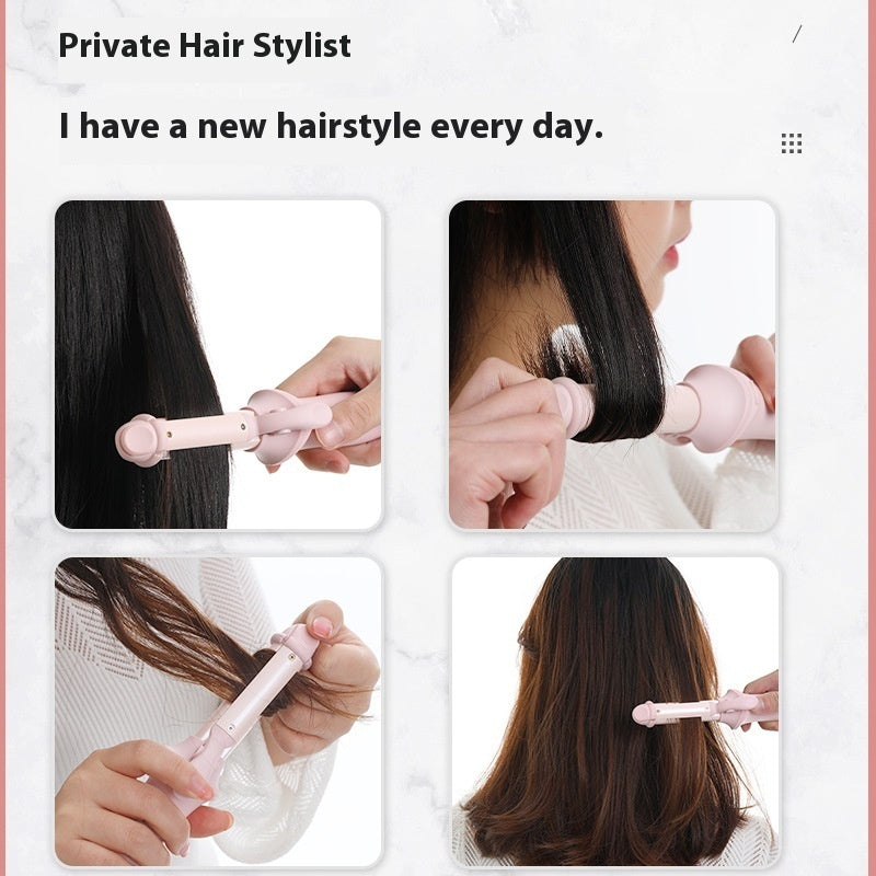 Two-in-one Hair Curler And Straightener Dual-use Bangs