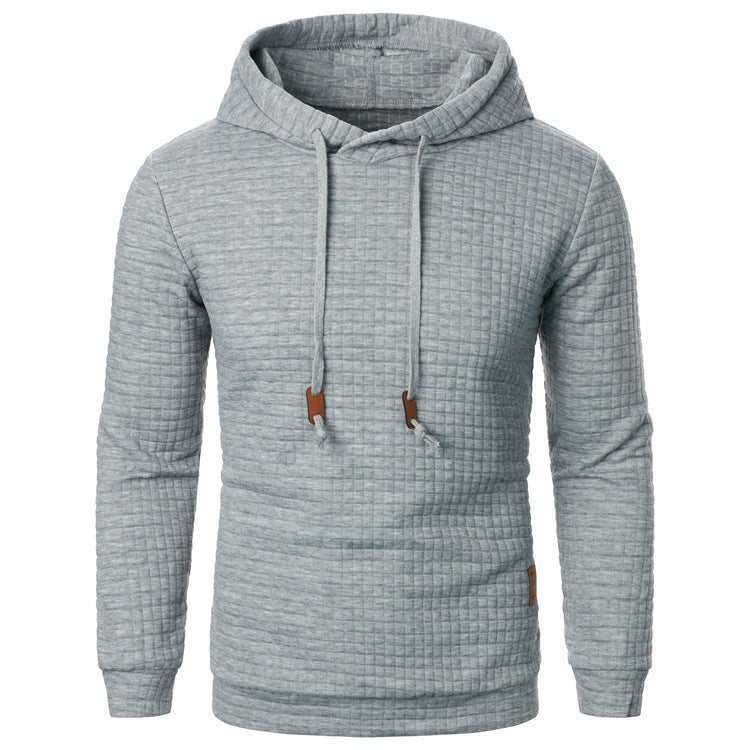 Men's Jacquard Hooded Sweater Long-sleeved Hoodie