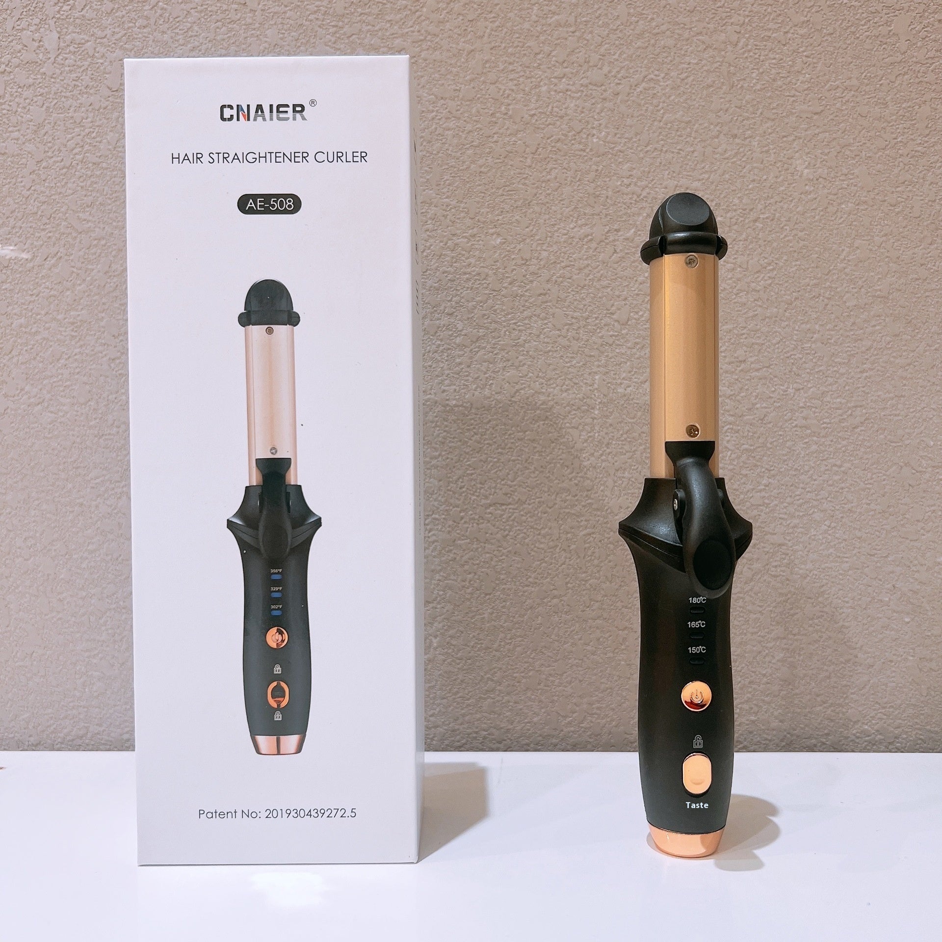 Two-in-one Hair Curler And Straightener Dual-use Bangs