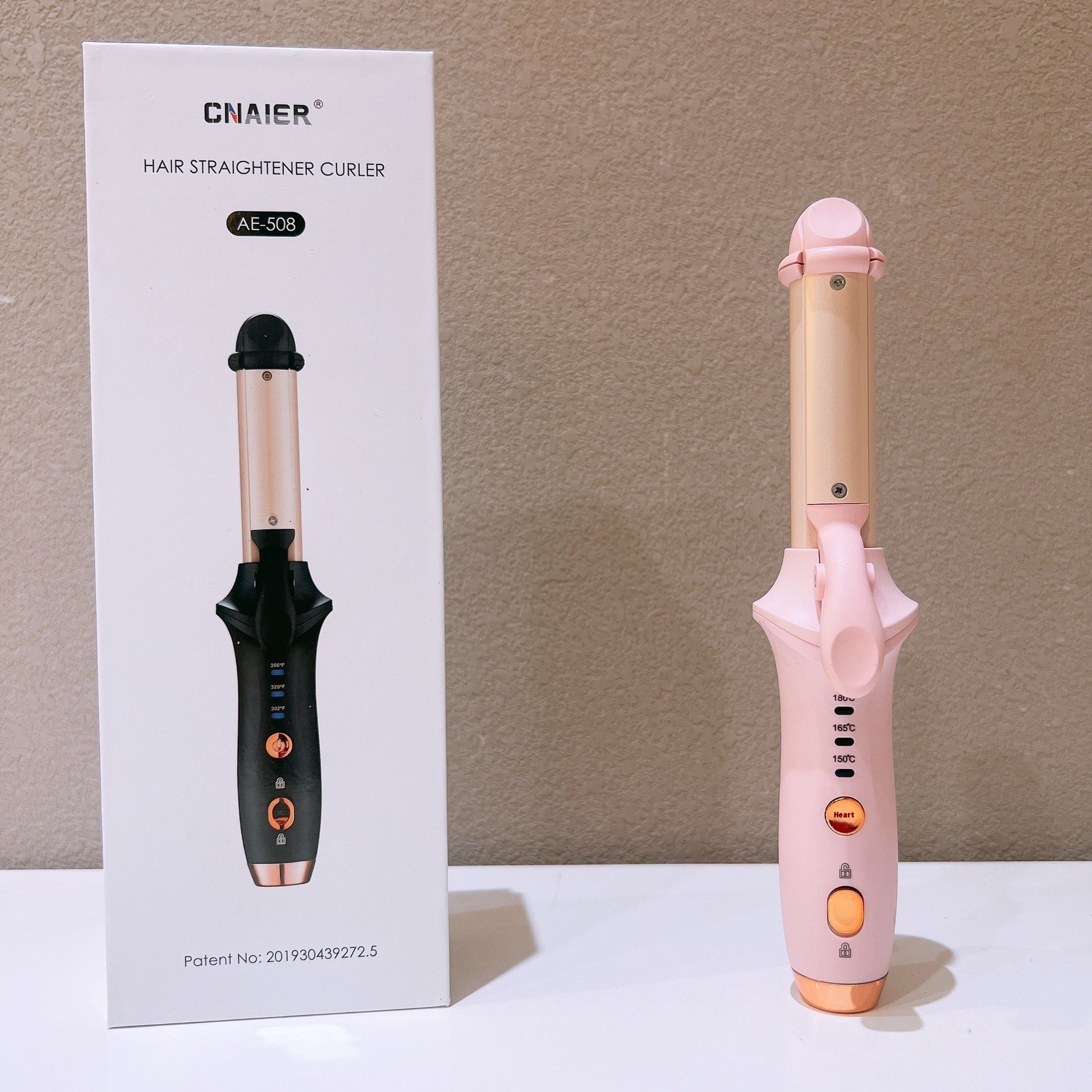 Two-in-one Hair Curler And Straightener Dual-use Bangs