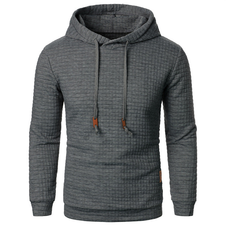 Men's Jacquard Hooded Sweater Long-sleeved Hoodie